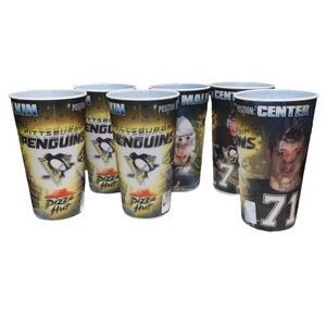 2009 Pizza Hut Penguins 6x Cups Evgeni Malkin Souvenirs